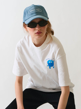 The Breakfast Club早餐俱乐部蓝莓马芬印花纯棉短袖T恤