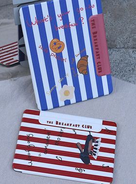 The Breakfast Club早餐俱乐部ipad保护壳桑蚕丝插画磁吸三折款式