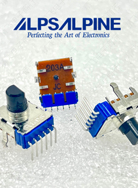 ALPS RK12L12型音响音量调节电位器6脚A20K调音台 轴长8MM