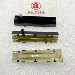 台湾艾华ALPHA直滑轨道式72mm RA45D2-211-15C-R0B50Kx2 轴长15MM