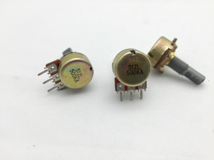 韩国GAE牌RK163单联电位器A500K带40定位20F