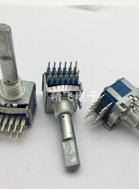 ALPS阿尔卑斯SRBM20型旋转波段开关2层5档柄长30MM半轴