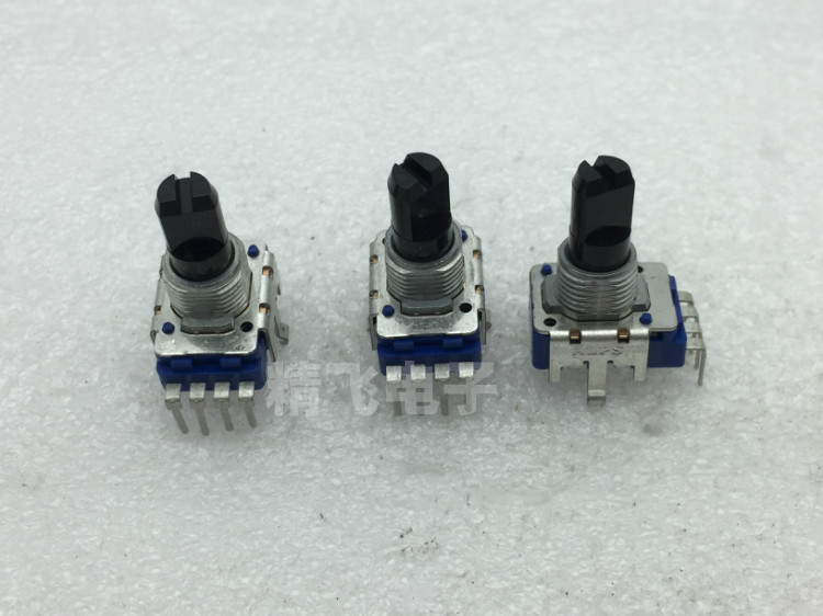 日本ALPS阿尔卑斯RK11单联电位器B10K轴长15MM带中心定位