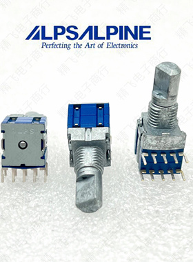 ALPS 旋转波段开关SRBM142300 2刀4档调音台调音开关 轴长15MM