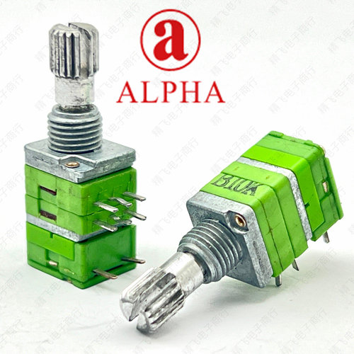 台湾ALPHA精密双联带开关