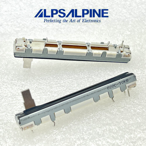 ALPS阿尔卑斯RS45111A900F单联直滑电位器60MM10KB轴长10MM