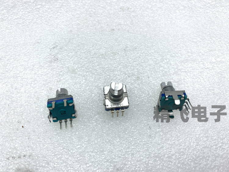 POSTEC编码器EC11E15D4MA1Z04带开关30定位15脉冲轴长10MM