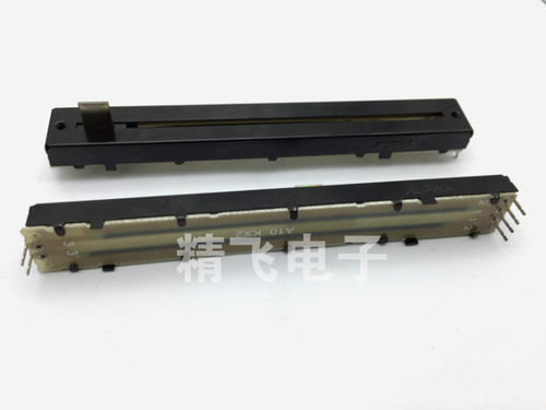 台湾ALPHA艾华双联直滑电位器RA00D1-230走轨 A10K*2轴长8MM