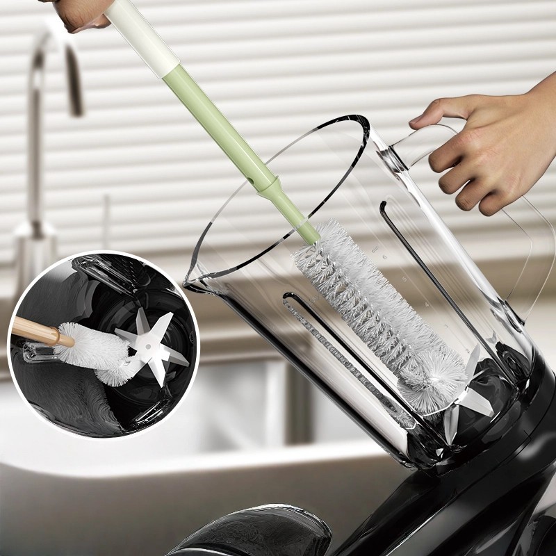 可伸缩万向杯刷奶瓶刷水杯清洁刷洗杯子多用途长柄吸管杯盖清洗刷