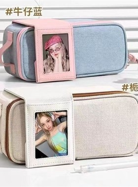 2024新款SINGBA小卡笔袋小众设计感大容量女小初高学生ins高颜值