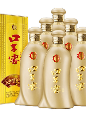 口子窖5年型白酒40.8度400mL*6瓶