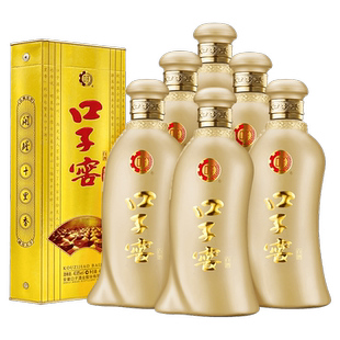 口子窖5年型40.8度400mL*6瓶五年型安徽白酒整箱送长辈官方旗舰店