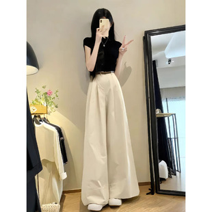 穿搭一整套短袖 韩系感运动套装 女夏季 时尚 休闲两件套潮 阔腿裤