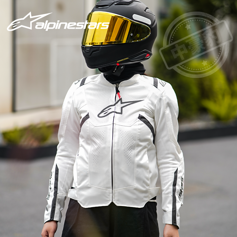 a星alpinestars摩托车女士夏季网眼透气女款骑行服T-SPS AIR V2