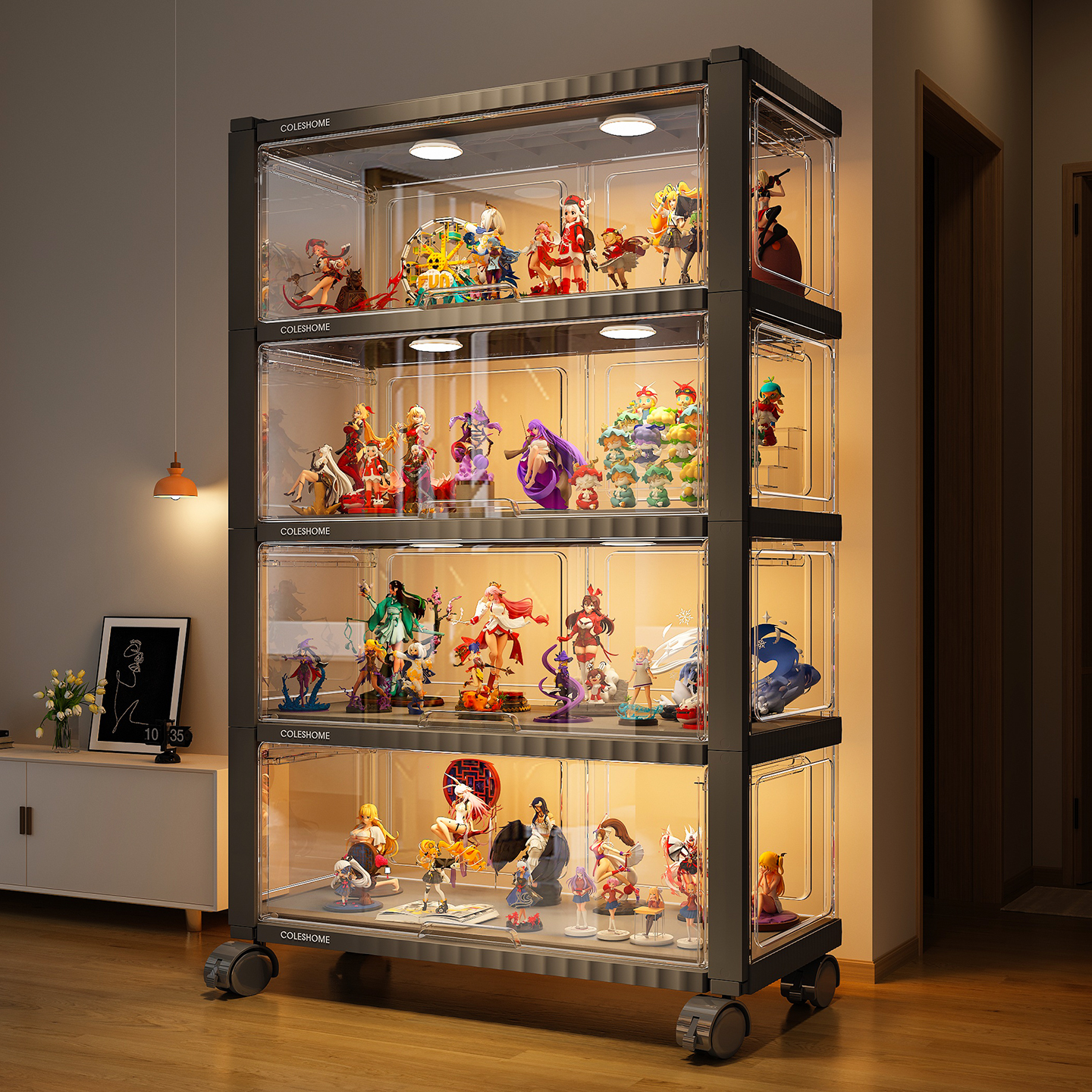 【加长大容量】手办柜展示柜透明