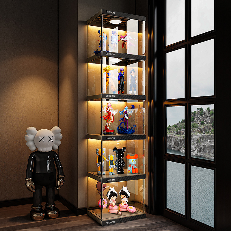 加宽40CM！四面高透手办展示柜