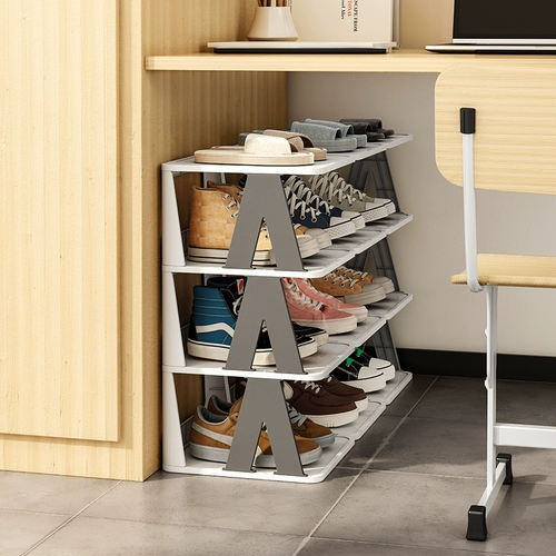 Стеллаж для обуви простые узкие туфли у двери, многослойный вход -Mini Mini маленький общежитие.