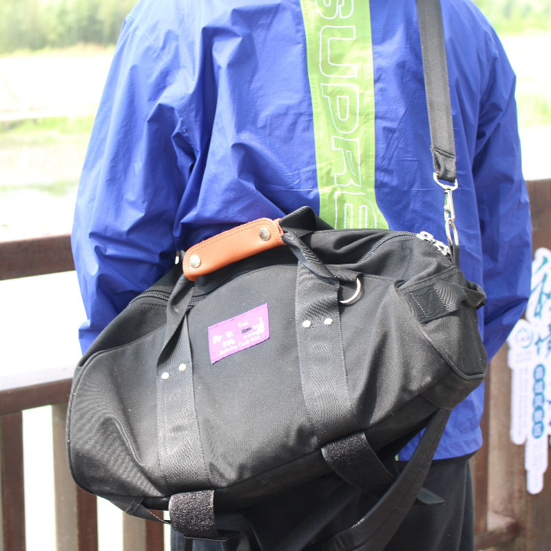 紫标 3way duffle bag 多功能旅行健身包水桶包双肩包