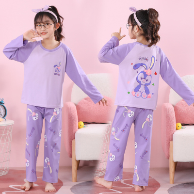 纯棉儿童家居服卡通星黛露长袖