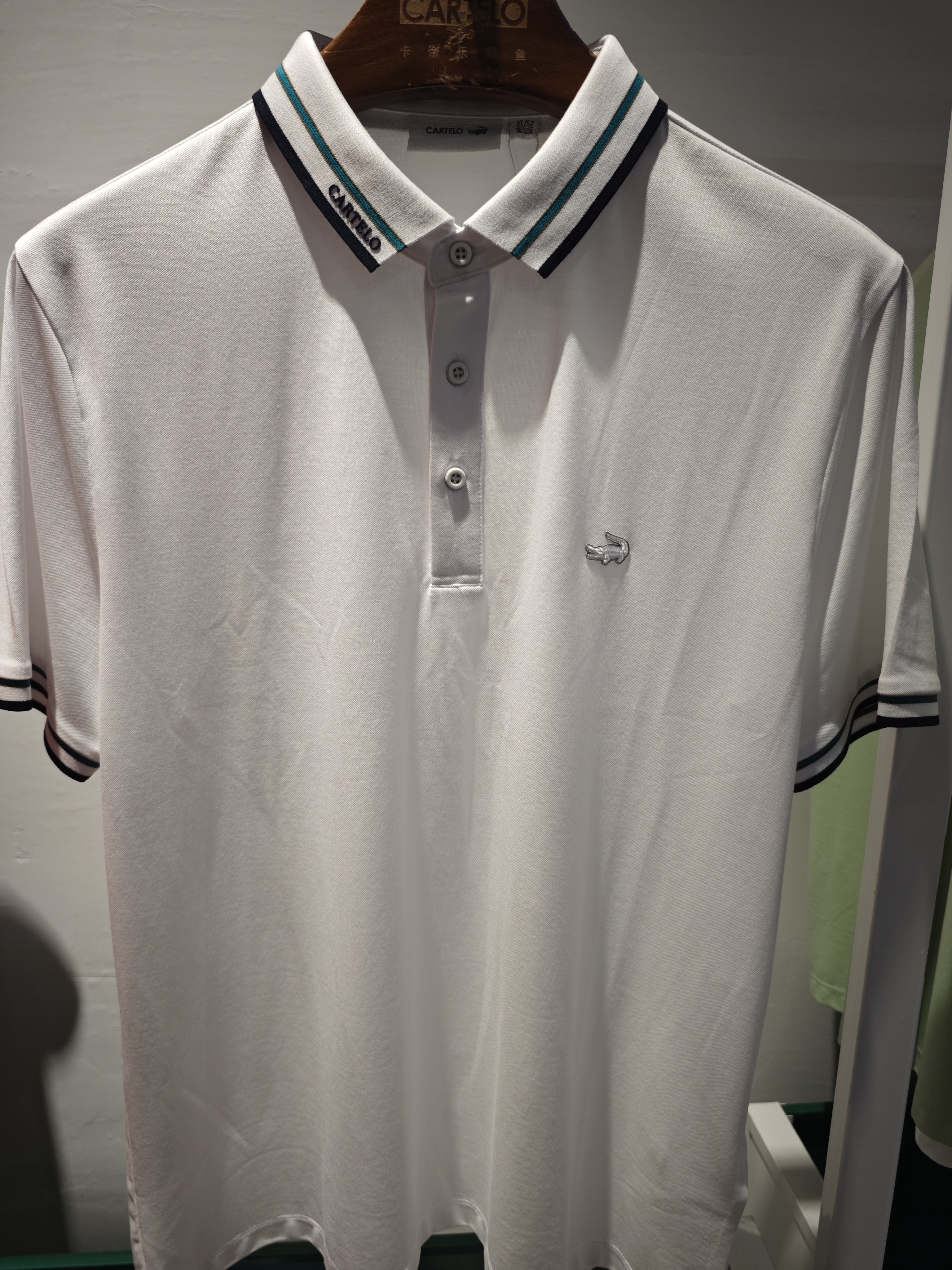 卡帝乐鳄鱼专柜正品男士2025春夏新款短袖T恤翻领POLO