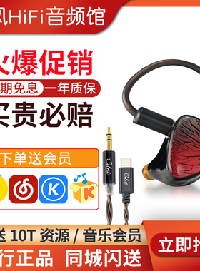 凤鸣天音 深渊黑龙ACG应龙青龙电竞游戏HIFI有线耳机安卓手机电脑