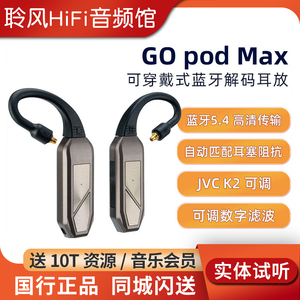 iFi悦尔法GO pod max高清蓝牙解码耳放TWS真无线蓝牙耳机耳挂