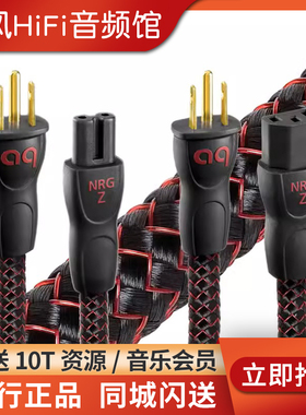 Audioquest/线圣 NRG-Y3 Z3 Y2电源线解码耳放HiFi音响CD机功放线