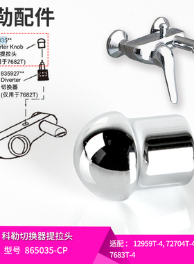科勒原装正品奥帝安淋浴花洒配件龙头切换阀提拉头865035配72704T