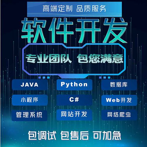 网站搭建软件开发定制作Python微信小程序Java系统代写设计