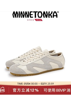 MINNETONKA MS70 BasicVeg-Tan 德训鞋秋季复古薄底鞋25新款女鞋