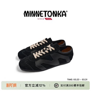 休闲复古潮流女鞋 MINNETONKA 德训鞋 MS70薄底鞋 春 迷你唐卡Nature