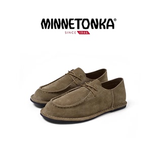 女鞋 MINNETONKA 百搭潮流休闲鞋 复古系带袋鼠鞋 迷你唐卡25年新款