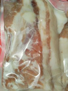 东北农家自制咸腊肉炒芸豆角腌渍咸腊肉农村散养土猪肉一份包邮