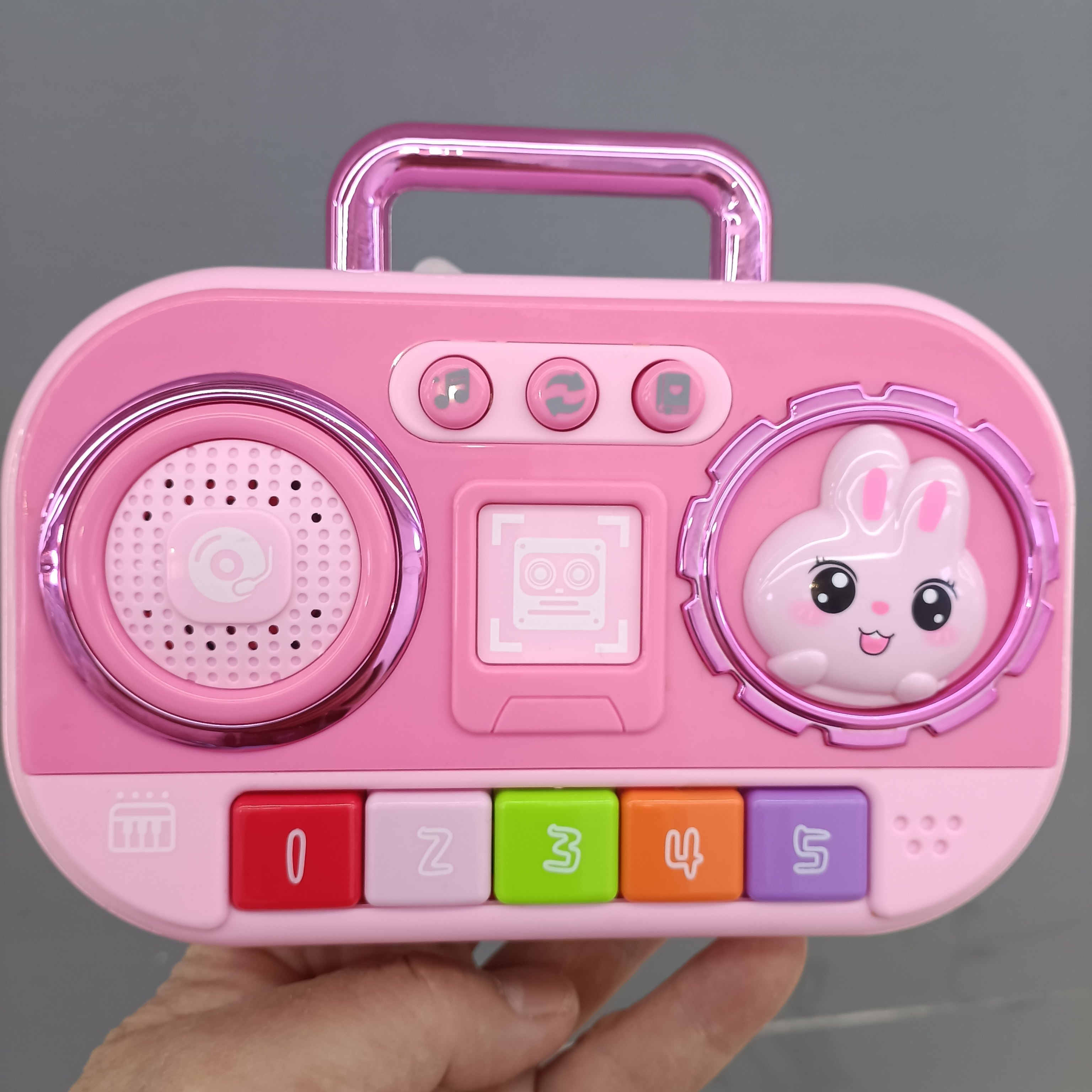 儿童音乐玩具宝宝多功能音器收音机12个月以上婴幼儿音乐男女玩具