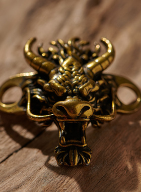 PENTAGONAL 生肖青龙白虎头鞋扣 吊坠 原创潮鞋扣配饰