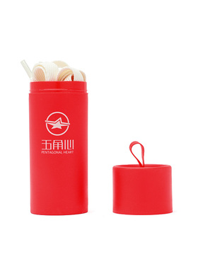 五角心PENTAGONAL HEART定制礼盒装长1.8CM宽1.6CM 聚酯纤维 鞋带