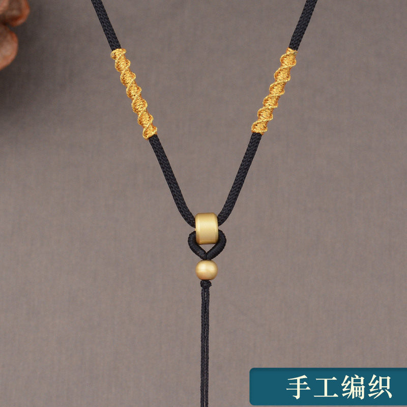 结实手工编织项链绳挂件绳子玉佛无事牌唐卡玉坠挂坠吊坠挂绳男女