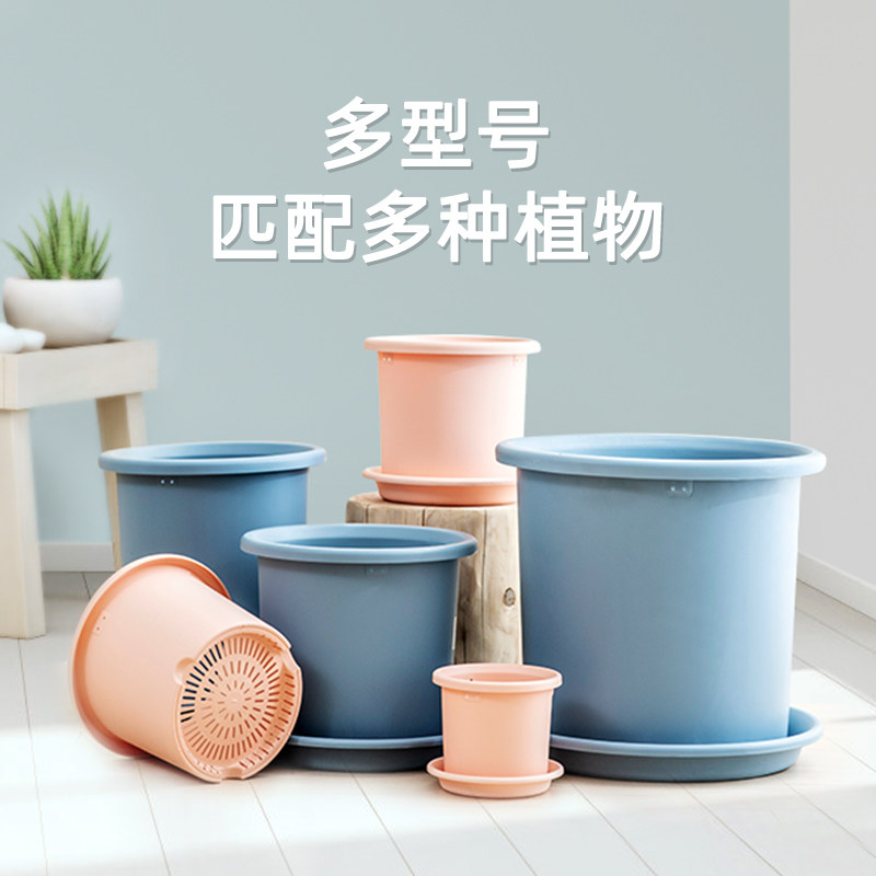 爱丽思彩色花盆deepot月季铁线莲树脂大口径爱丽丝塑料加仑厚花盆