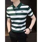 短袖 百搭商务高级感纯棉翻领短袖 POLO衫 夏季 T恤 2026新款 高端男士