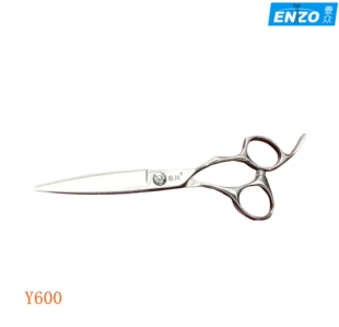 后川 Y600 胖胖剪 柳叶剪 单开刃 理发剪刀 专业美发剪刀