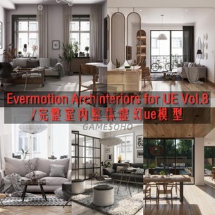 Evermotion Archinteriors for UE Vol.8室内虚幻虚幻5UE5模型