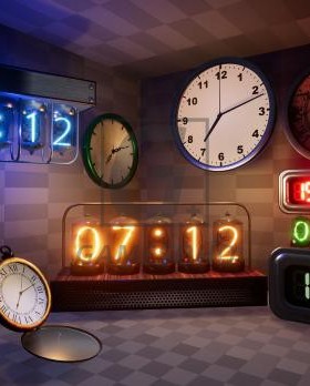 UE5虚幻4钟表计时器液晶显示 Timers Clocks and Counters 426-5