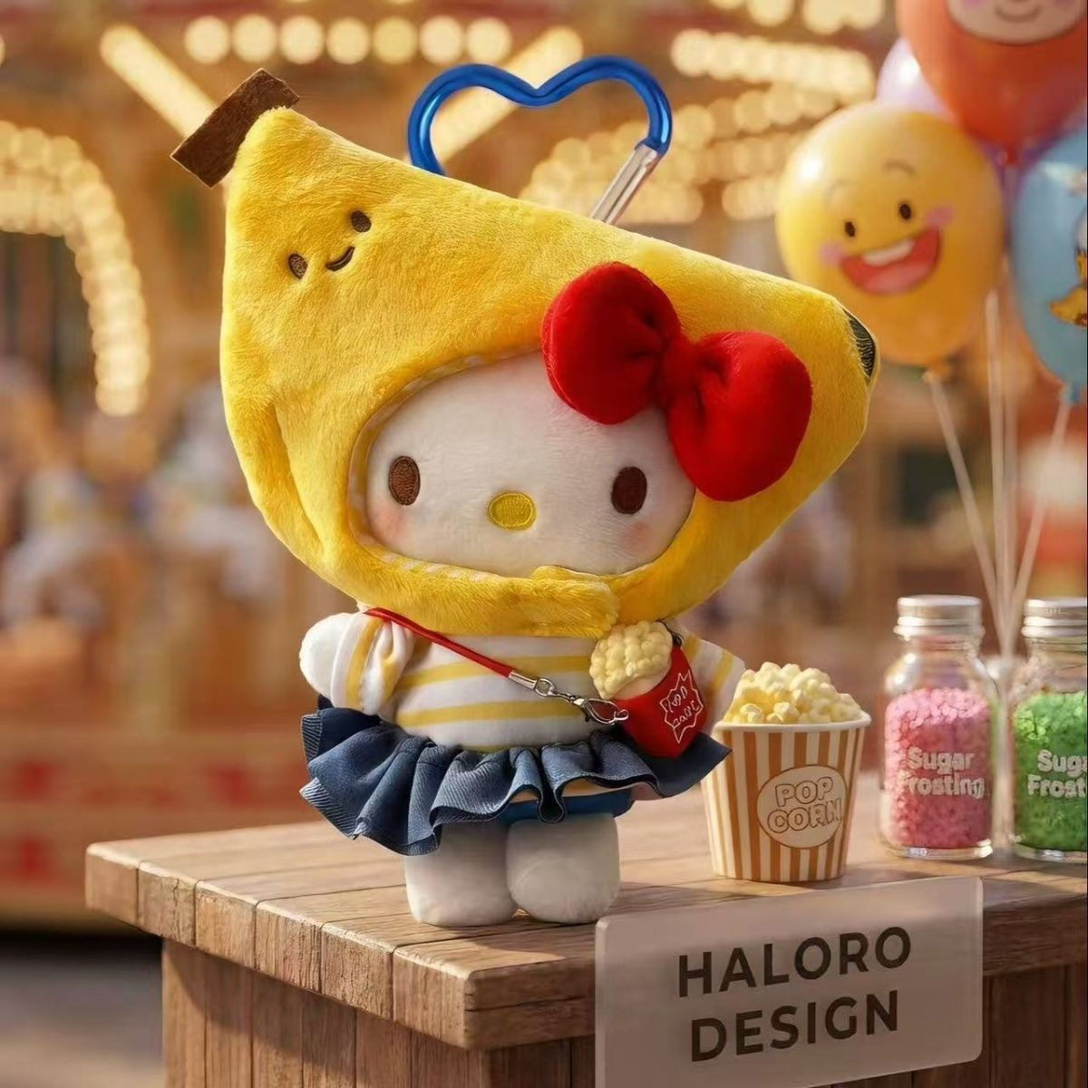 正版头套三丽鸥毛绒玩具hellokitty玩偶公仔娃娃kt凯蒂猫小挂件