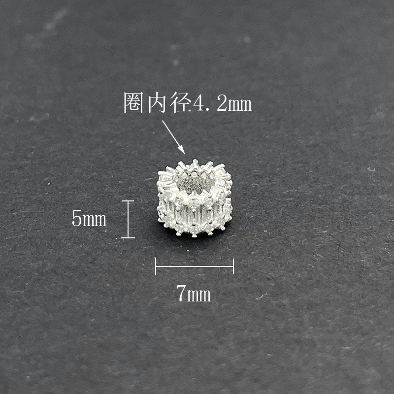 S925纯银镶嵌皓石小蛮腰吊坠