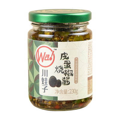 川娃子牛肉烧椒酱炭烤辣椒酱手工农家风味拌饭拌面酱虎皮青椒酱
