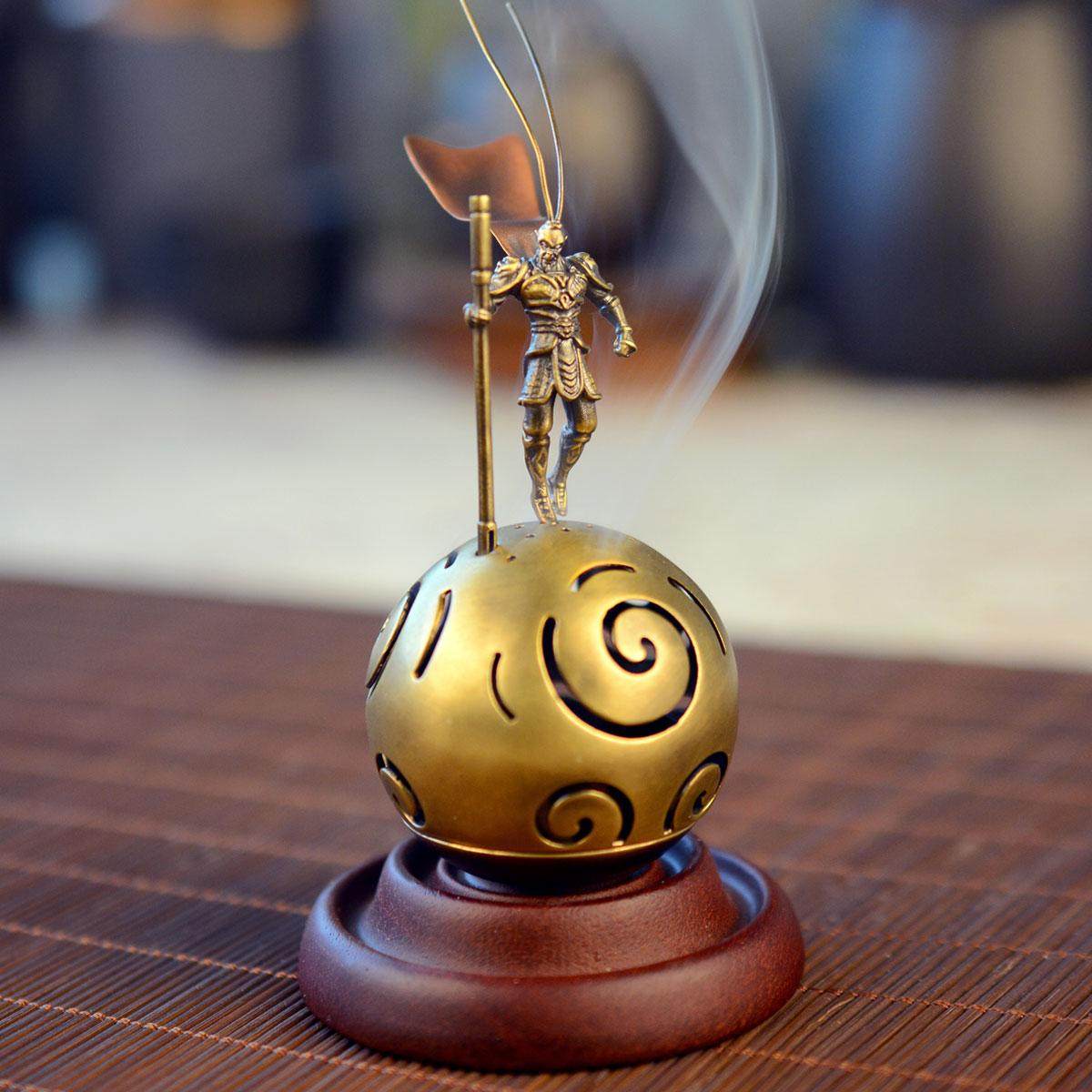 悟空纯铜香炉茶宠香道礼物