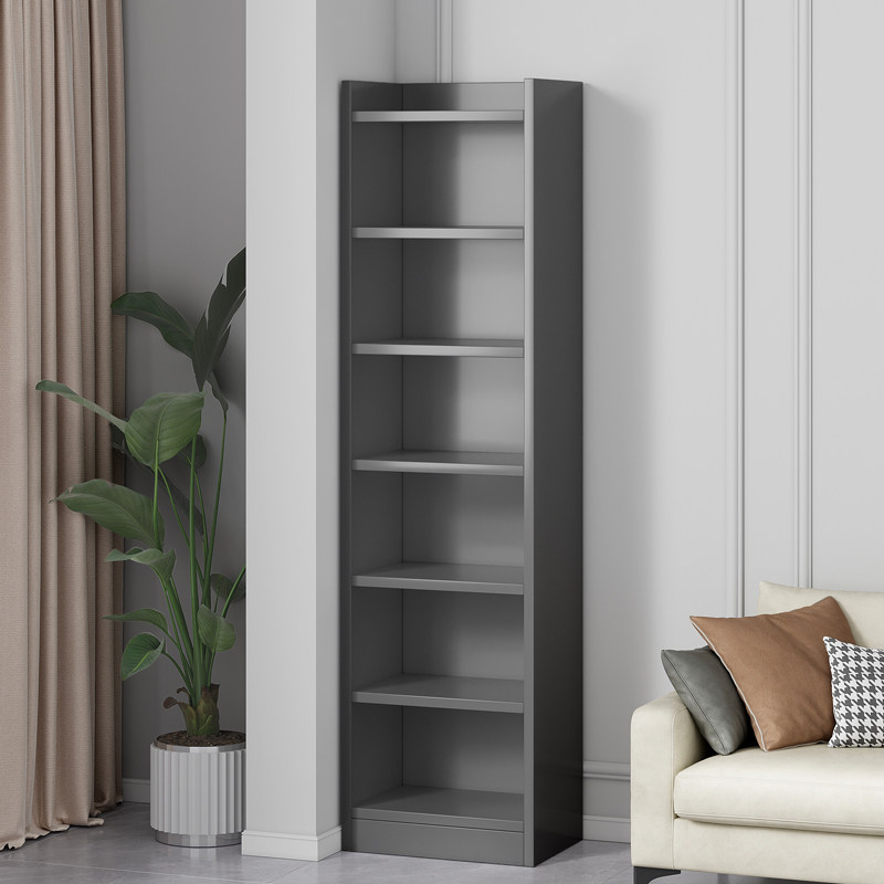 书架置物架落地靠墙窄缝架子灰色柜子简易多层家用角落小型书柜,住宅家具,书架,淘宝优惠券,粉丝福利购,淘宝优惠卷