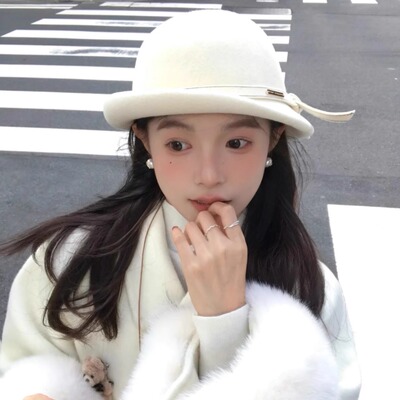 礼帽渔夫帽出游优雅女秋冬