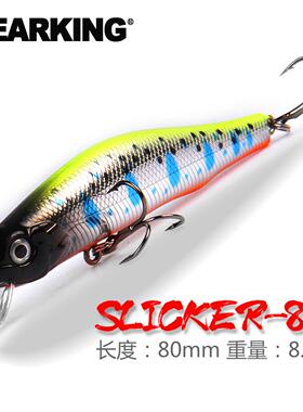 熊王BEARKING路亚浮水米诺远投80mm8.5g磁吸淡水海钓翘嘴假饵ZIP