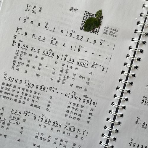 有声曲谱大字活页扫码享音视频